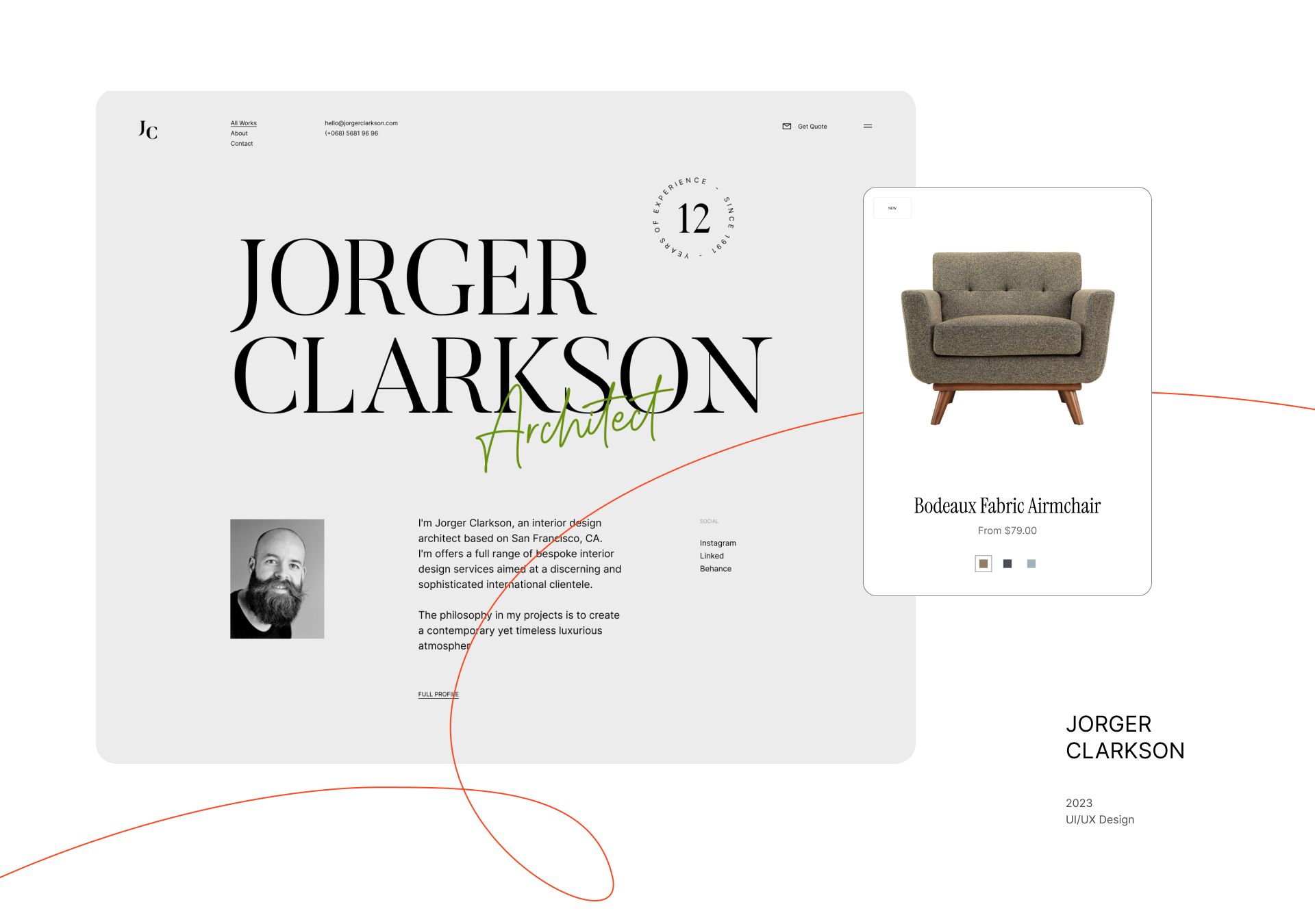 Jorger Clarkson – Architect <br> Personal Portfolio